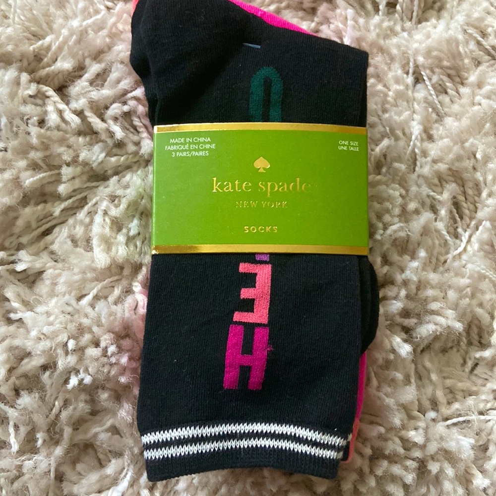 Kate Spade 3pack Socks